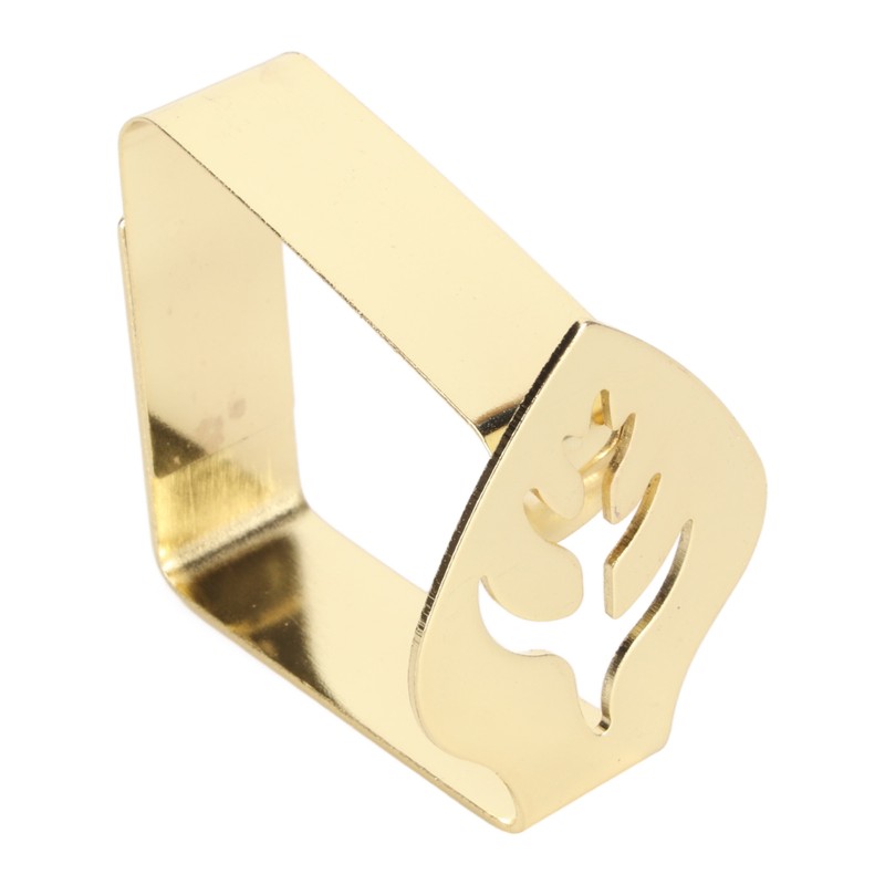 10Pcs Tablecloth Clips Stainless Steel Leaf Style Anti Slip Multi