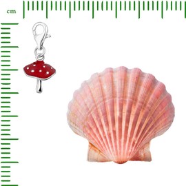 Quiges 925 Silver Charm Pendant Fruit and Berries with Lobster Clasp for Bracelets, Silver