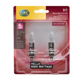 Hella - Focos halógenos, Blíster doble, High Wattage - 100W