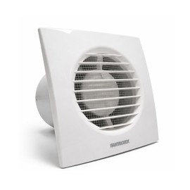 Fantronix 100mm Bathroom Extractor Fan with Run-On Timer