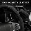 Steering Wheel Covers, Leather Car Steering Wheel Cover 15 Inch,
