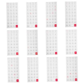 LALAFINA Planner Accessories by Calendar Stickers 12 Sheets Monthly Planner Tabs School Office Planner Tabs DIY Planner