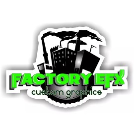 Factory EFX White & Blue Warrior 350 Stock Style Full Graphic Kit Decals Stickers 87-04 Quad