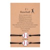morniface Teen Gifts, Baseball Gifts, Baseball Bracelets Accessories Stuff for