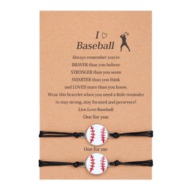 morniface Teen Gifts, Baseball Gifts, Baseball Bracelets Accessories Stuff for Teen Son Grandson Friend Gift ldeas