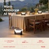 MVBT 7.1" Dia Solar Table Lamp, Outdoor Solar Lanterns, Solar