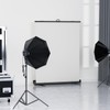 WASJOYE Retractable White Backdrop Screen - 79 x 59 in