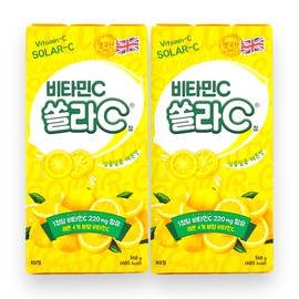 Korea Eundan Vitamin C Solar C Lemon Flavor 80 tablets x 2 / 고려은단 비타민씨 쏠라씨 레몬맛 80정 x 2개
