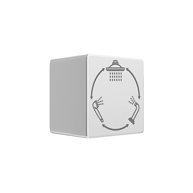 SR SUN RISE 3 Function Knob, Polished Chrome