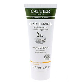 Cattier White Clay Hand Cream 75ml