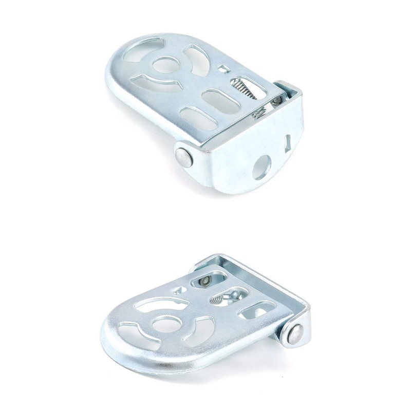 QWORK 1 Pair Bicycle Rear Pedals Foldable Universal Footrest Pedals