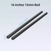 Nitz 니츠 15mm 막대 16인치 M11 암나사가 있는 알루미늄 합금