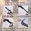 VOANZO Bicycle Handlebar Grips, Ergonomic Design Rubber MTB Mountain Bike