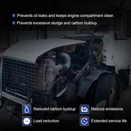 CV50633 Crankcase Filter Breather Element for Cummins ISX 15.0,Volvo, Western Star, Spartan Motors, Peterbilt, Kenworth, International Freightliner American LAFRANCE Replaces#CV50634 904-7904