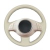MEWANT Steering Wheel Cover for Fiat 500 2008-2012 DIY Hand