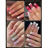 EBANKU Poly Gel Nail Forms Kit - 120PCS Reusable Square
