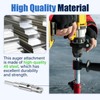 Two Stage Auger Adapter Alloy Steel Auger Drill Attachment Fits