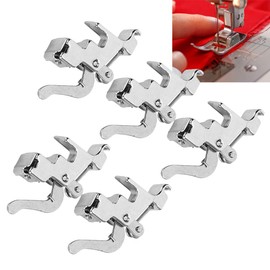Presser Feet Holder Universal Low Shank Metal Snap On Adapter Ankle for Sewing Machine, Easy Installation, Premium Quality, Large Compatity, with All Multifunctional Presser