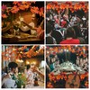 Brillarlights Thanksgiving Decorations for Home Lighted Garland with Lights, 11FT
