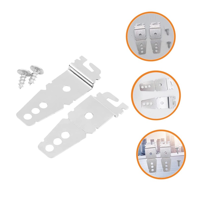 CAXUSD Sturdy Dishwasher Mounting Brackets for Granite Countertop Iron Dishwasher