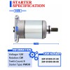 Motorsupermarkets Starter for Yamaha Grizzly 700 2009-2023 All Models with