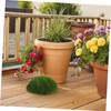 BESPORTBLE Moss Centerpiece Artificial Balls for Garden Cylindrical Decorative Balls