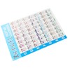 Guitar Chord Poster 56 Colour Coded Coated Paper Educational Reference