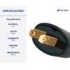 Clavija De Hule, Bolsa Con 2 Pzas, Volteck Volteck 46122