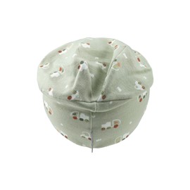 Sterntaler Beanie Sweat Printed with Dinosaurs Boys - Baby and Children's Hat Made of Sweat Fabric, Pale Green