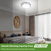 GoBright 18IN 50W LED Flush Mount Ceiling Light, 5600lm Bright