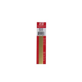 K&S 8236 Brass Strip, 0.025" Thick x 1/2" Wide x 12" Long, 1 Piece, Made in The USA