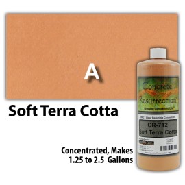 Concrete Resurrection Professional Easy to Apply Water Based Concrete Stain - Soft Terra Cotta 32oz
