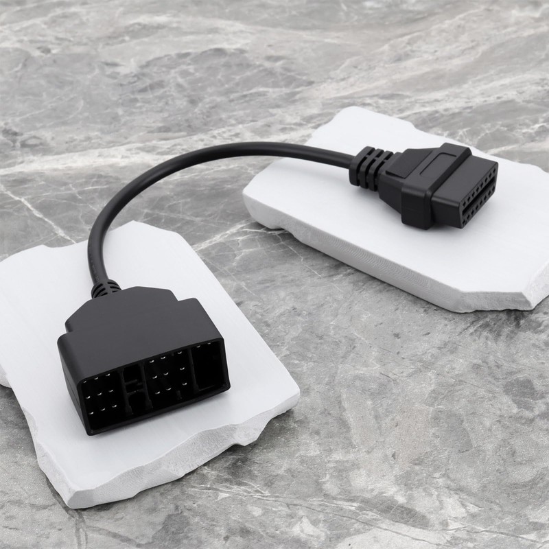 YINETTECH 22 Pin OBD1 to 16 Pin OBD2 Convertor Adapter
