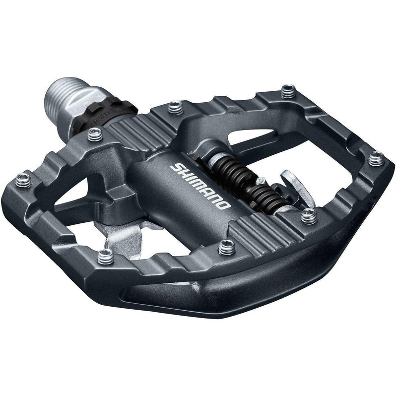 SHIMANO PD-EH500 Pedals With SM-SH56 deep grey 2020 Dirt Bike