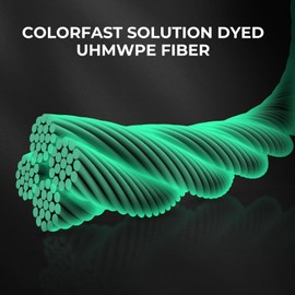 KastKing Superpower ColorShield Braided Fishing Line, Moss Green, 20LB, 300Yards