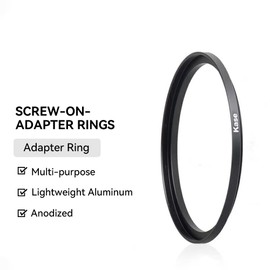 Kase 77 to 95mm Step Up Ring, Screw-in Adapter Ring for 77mm Lens Install 95mm Filter or Accessory 77 95