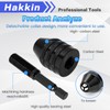 Hakkin 5Pcs Keyless Drill Chuck for Impact Driver, 1/4" Hex