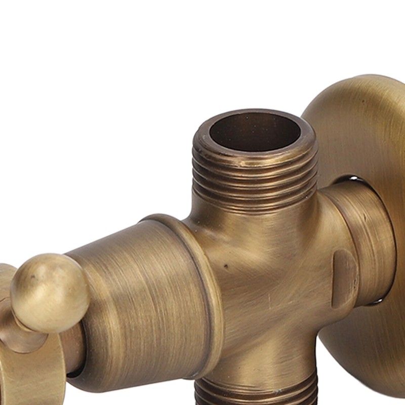 Angle Valve Vintage Style Brass High Hardness Good Sealing Cold