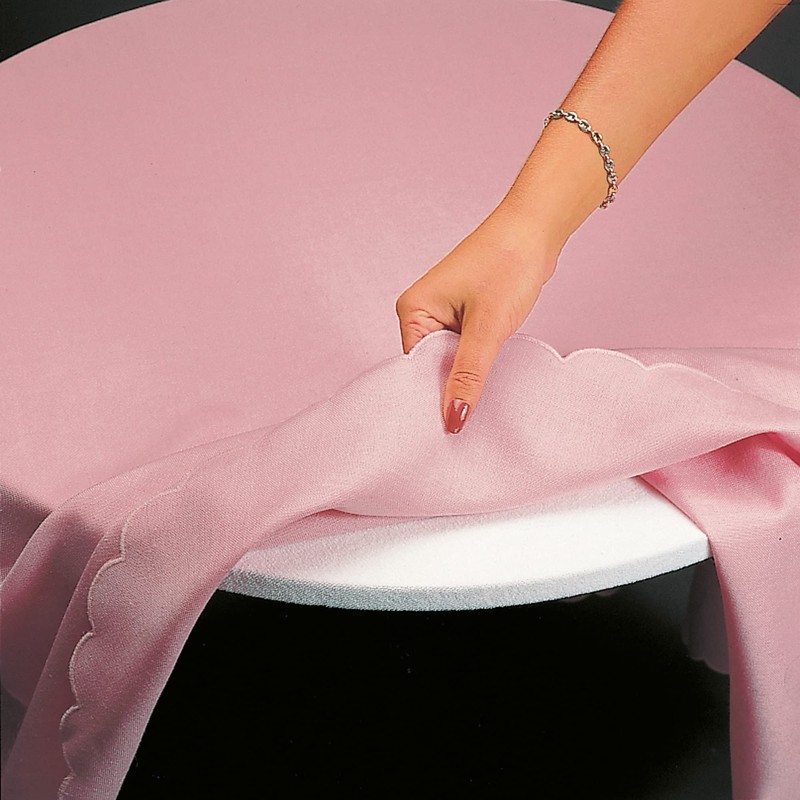 Erwin Müller Table Cover Terry White Oval Size: 110 x