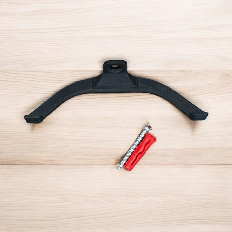 Vinyl record mount-Black Floating LP Display Shelf – Minimalist Wall