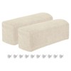 sourcing map 2Pcs Stretch Armrest Covers, Chenille Soft Armchair Slipcovers