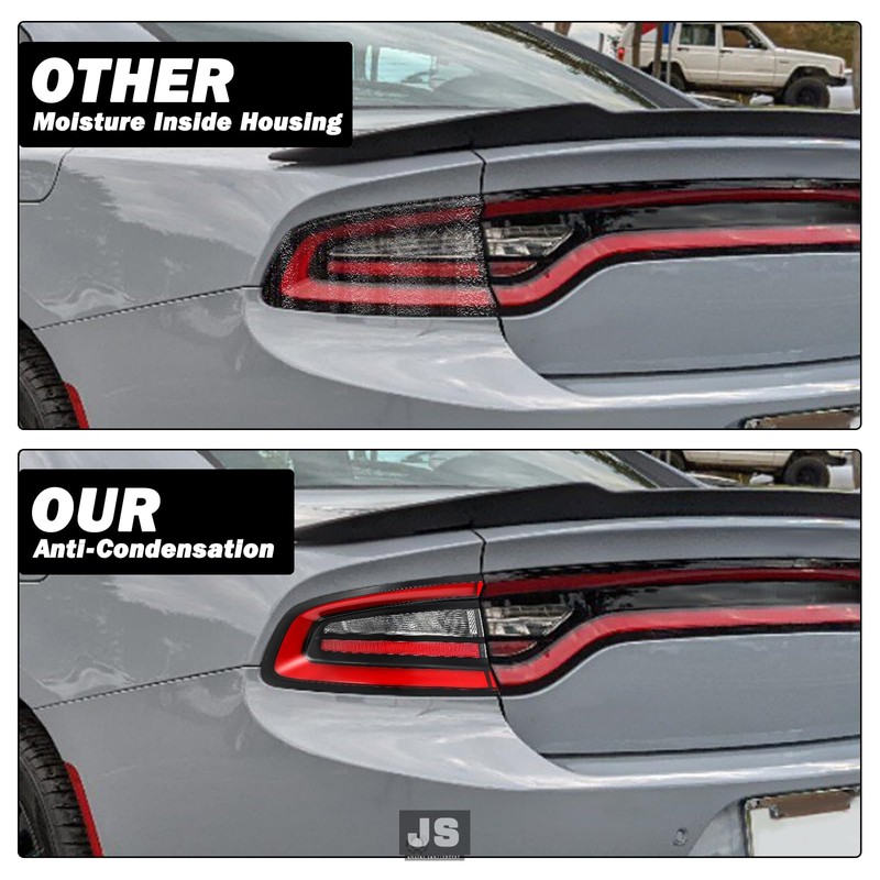 SOCKIR Outer LED Tail Lights Assembly Compatible with 2015-2023 Dodge