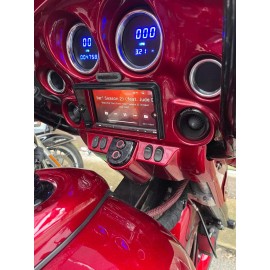 Roadie Splash Covers Radio Splash Cover | Harley Davidson Radio Cover (98-13 Metra Inner)