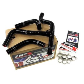HPS (57-1255-BLK) Black Silicone Radiator Hose Kit for Suzuki RMZ450