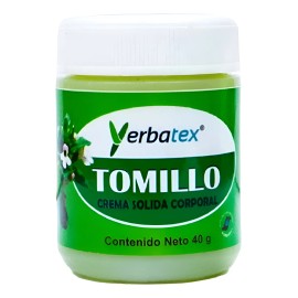Pomada De Tomillo, Crema Sólida Corporal, Frasco De 40g Tomillo