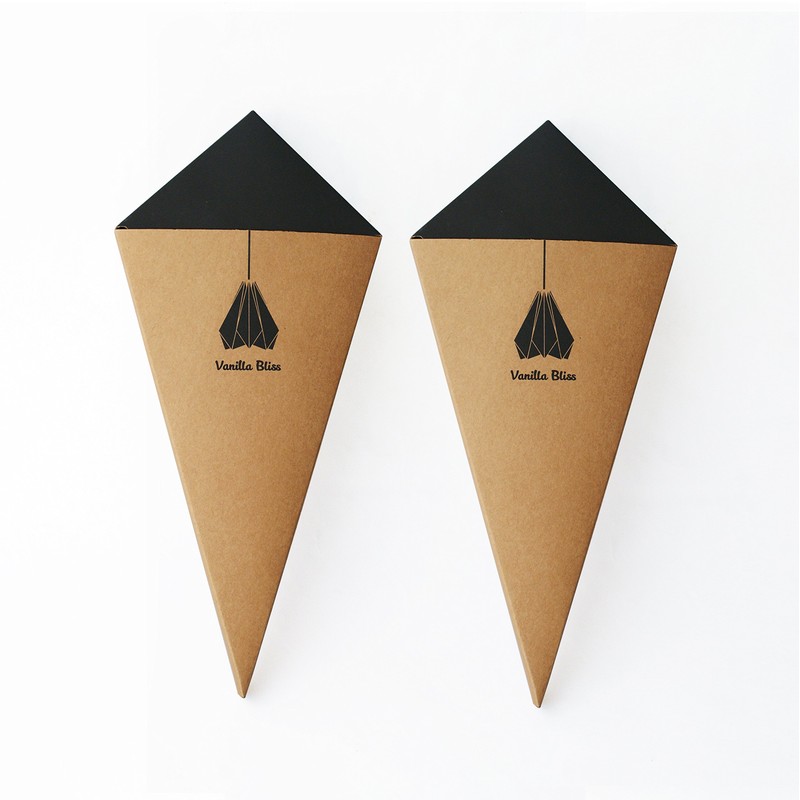 Brownfolds Paper Origami Lamp Shade; Vanilla Bliss Dual Pack White