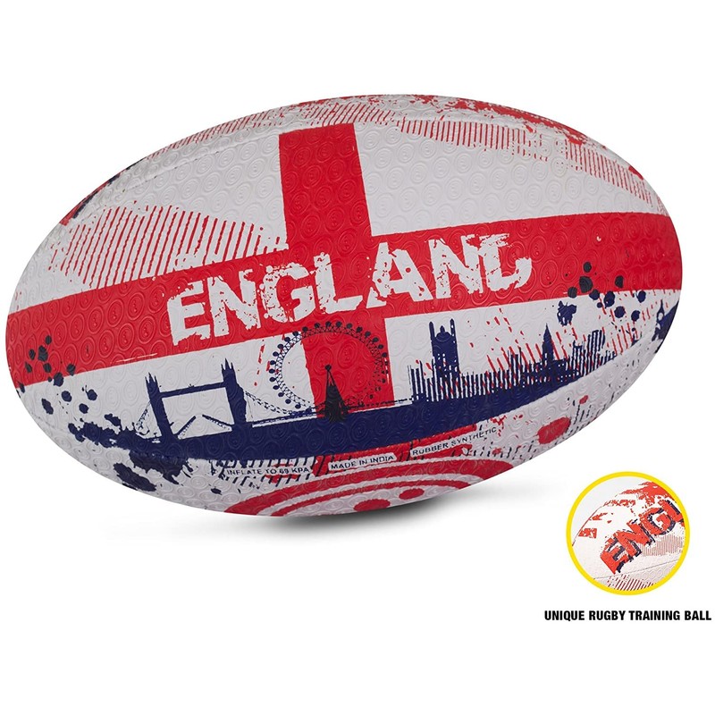 Optimum ENGLAND National Rugby Ball- Iconic Style with Great Flight