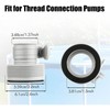 1.5in Diameter 59in Long Accessory Pool Pump Replacement Hose Filter