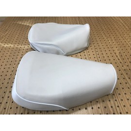 SUZUKI FZ50 1979 TO 1983 MODEL REPLACEMENT SEAT COVER OFF WHITE  (S*-27)