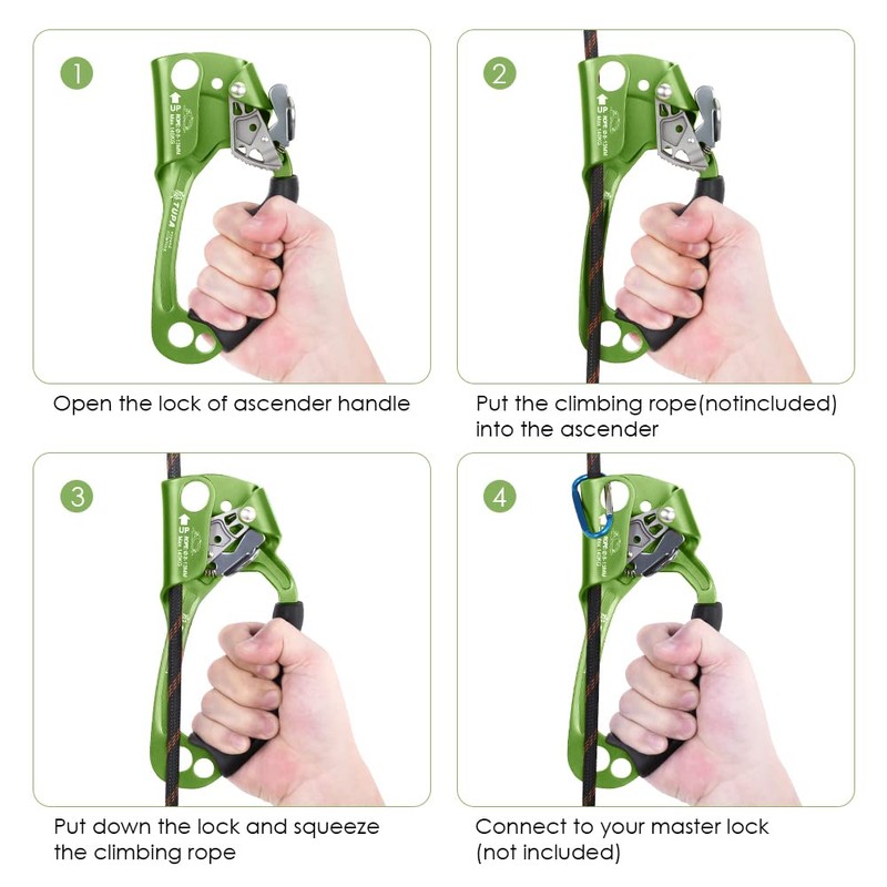 Lixada Assender Hand Cender Outdoor Rock Climbing Left Hand Right